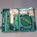 Boat cleaning tool set in a suitcase
