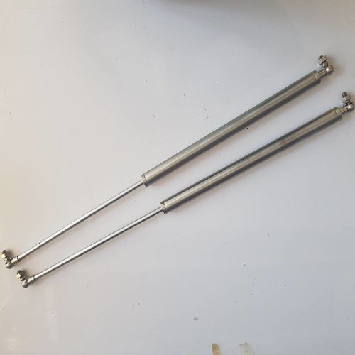 Springmasters Inox 316 Gas pressure spring M8 x 250 mm x 300N