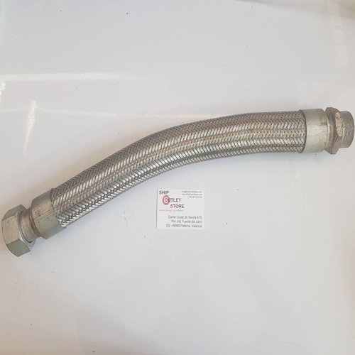 Masterflex Masterflex Inox flexibele uitlaatslang 1 1/2"aansluitingen L=600mm