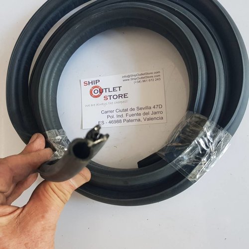 RubFlex P-Profil Moosgummi mit Stahlstreifen 3 Stück insgesamt 3 Meter