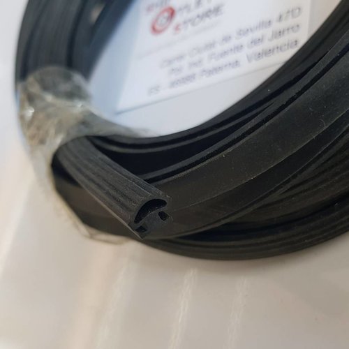 RubFlex Rubber anti-slip traptrede strip  4 meters