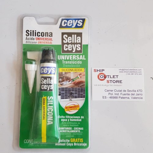 Ceys Ceys Silicone transparent tube 50 ml