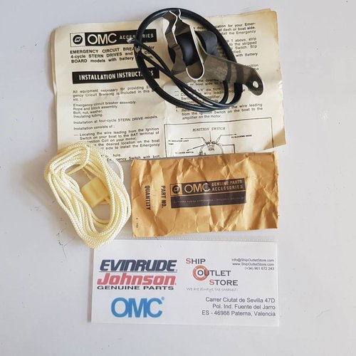 OMC Evinrude Johnson 172276 OMC Interruptor de circuito emerge