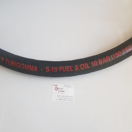 Somaflex Tubigomma S-19 Rubber brandstofslang 40mm 10 bar