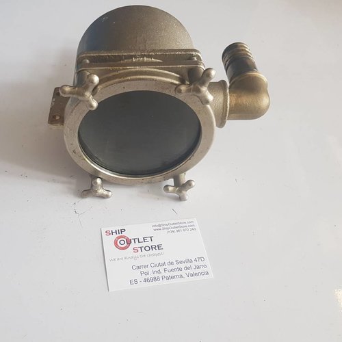 Sea water strainer bronze 1" connection 120 x120mm