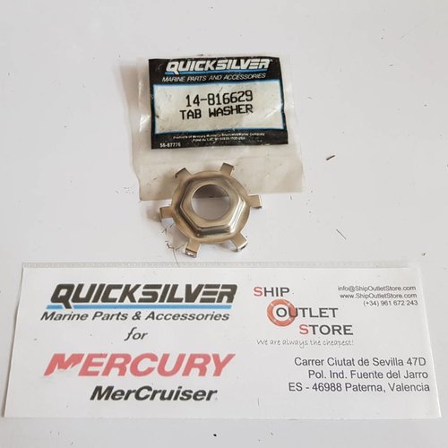 Mercury - Mercruiser 14-816629 Mercury Quicksilver Anillo de retención de tuerca