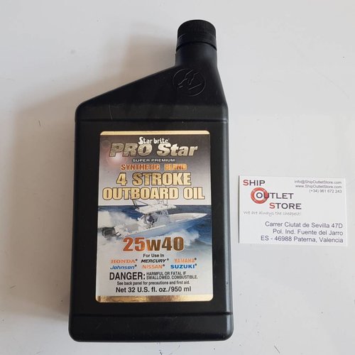 Star brite Star brite 4 Tiempos aceite sintética blend 25W40 950ml