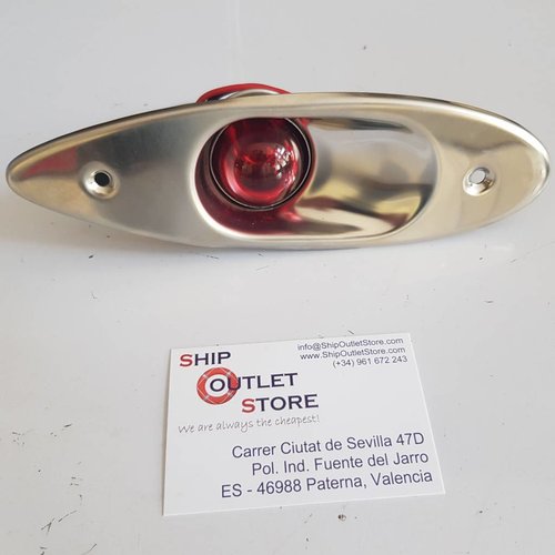 Eval Navigation light Port side (red) Inox