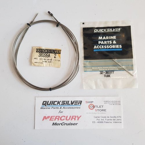 Mercury - Mercruiser 38399 A2 Mercury Quicksilver Cable de cambio interno