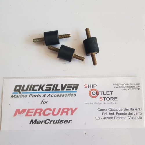 Mercury - Mercruiser Mercury Quicksilver Montaje de goma M6 x 55mm x 20mm
