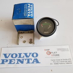 Volvo Penta 881658 Spannungsanzeige, Voltmeter 52mm, weiß, für 12 Volt