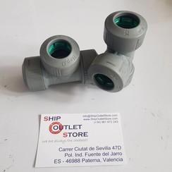 Hep2O Tee 22  x 22 x 22 mm