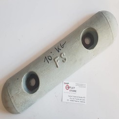 Zink-hüllen-Anode 455 x 220 mm 10 kg