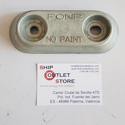 FONP Zinc hull anode 150 x 80mm 1 kg