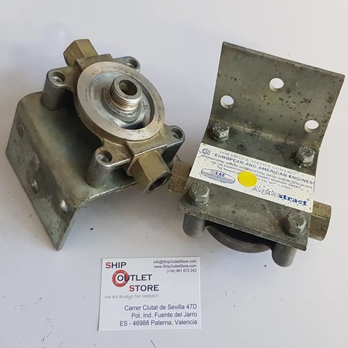 AEA Marine Fuel filter head  with 3/8" connection and bracket