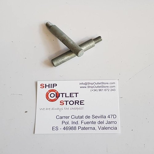 Zink stift anode 1/4" x 9 x 50mm