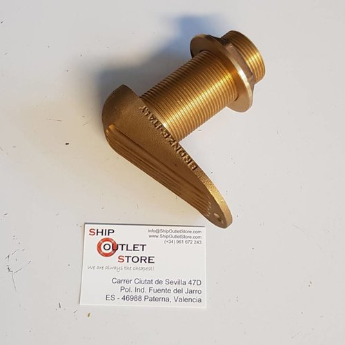 Maestrini Thru hull scoop strainer BRONZE 1 1/4"