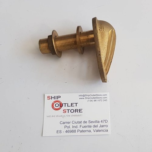 HB Thru hull scoop strainer BRASS 1/2"