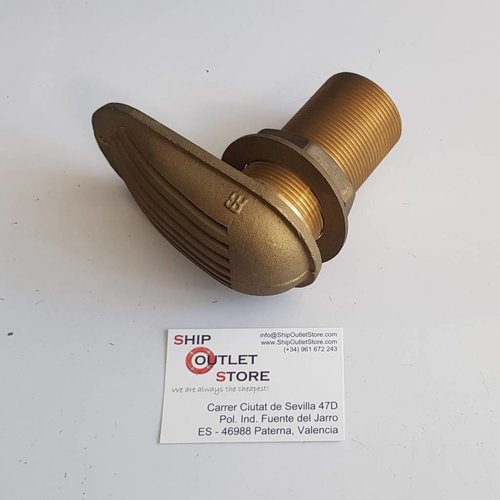 HB Thru hull scoop strainer BRASS 1 1/2"