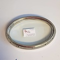 Oval porthole Inox  size 250 x 380mm