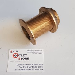 Thru hull with nut BRONZE  1 1/4"