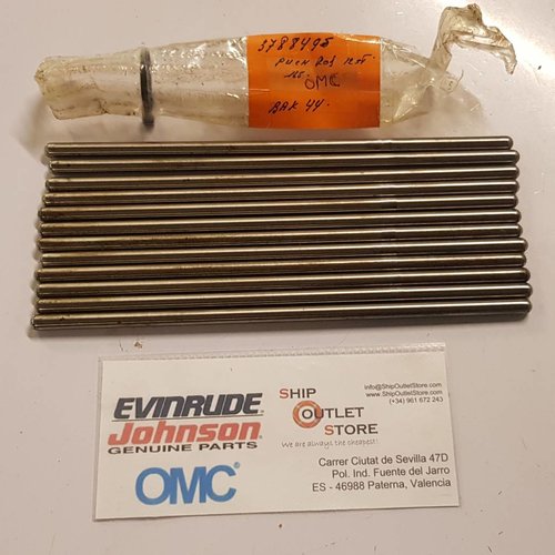 OMC Evinrude Johnson 3788495 OMC Evinrude Johnson 12x Klepstoters voor 6 cil. 165pk