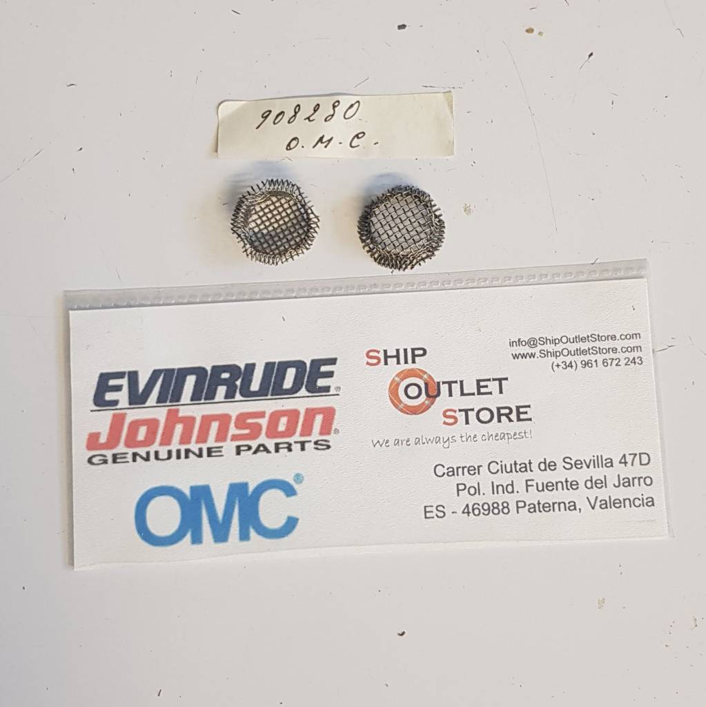 OMC Johnson Evinrude Gearcase Water Inlet Screen - 336206 / 0336206 (1 Screen)
