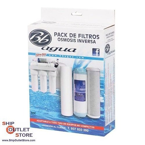 Bbagua Pack de filtros de ósmosis