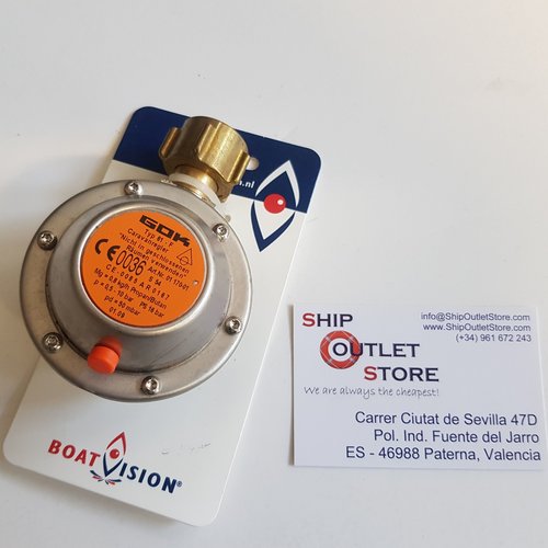 GOK GOK  Marine Inox Butane - Propane gas regulator