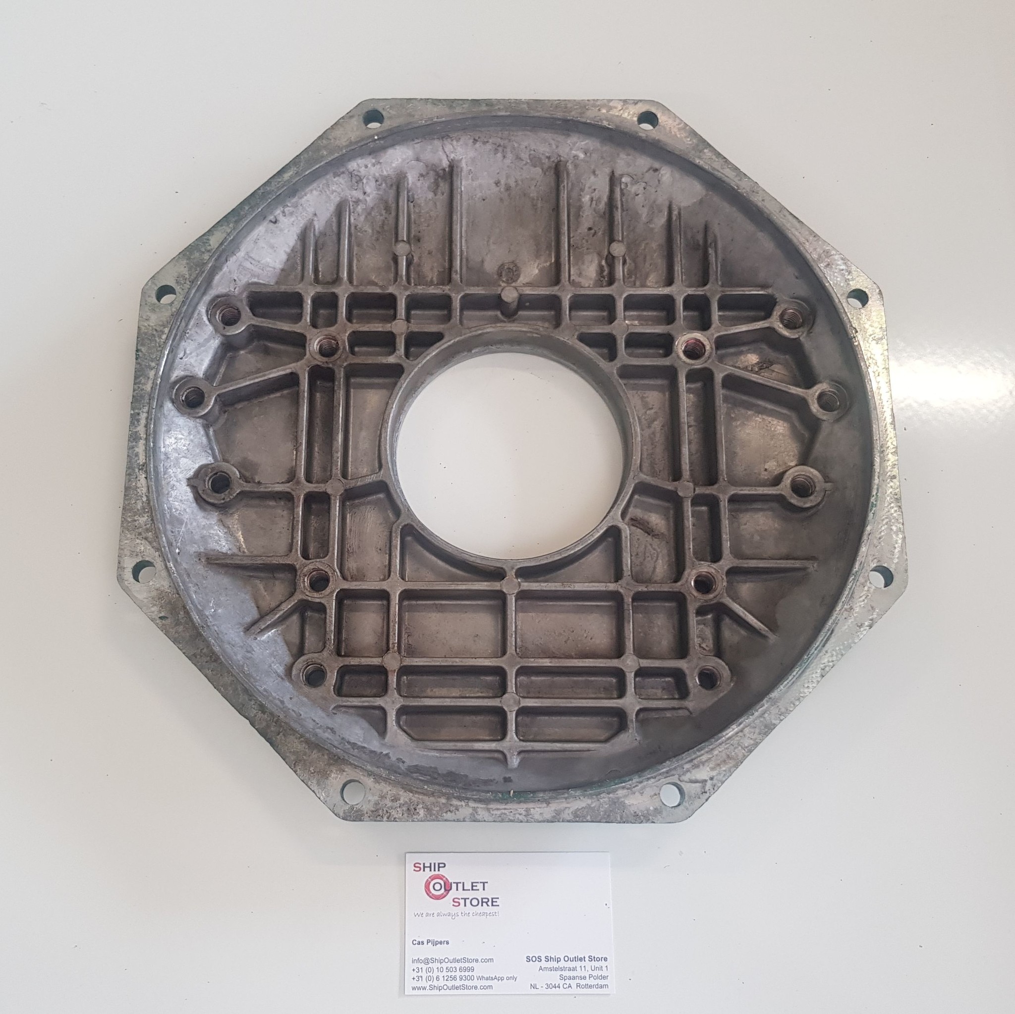 Flywheel housing adapter plate Volvo Penta 840589 Flywheel housing adapter plate Volvo Penta 840589