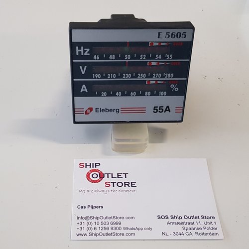 Eleberg Digitales Instrumententafel-Messgerät  Volt - Ampere - Hertz Eleberg E-5605