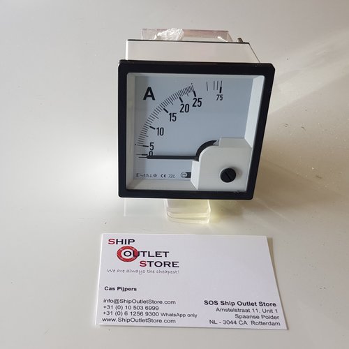 MOD Panel ampere meter 0 - 25 Ampere Direct connection