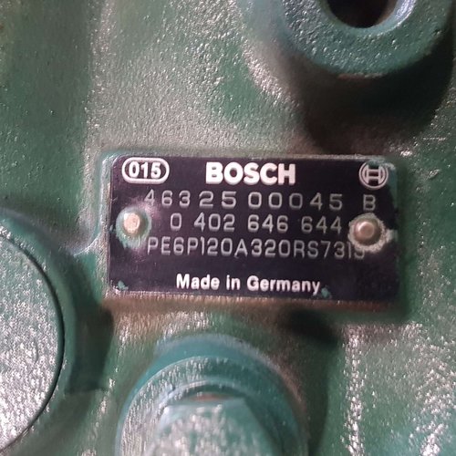 Volvo Penta Brandstof injectiepomp Bosch TAMD63-P  Volvo Penta 3803780