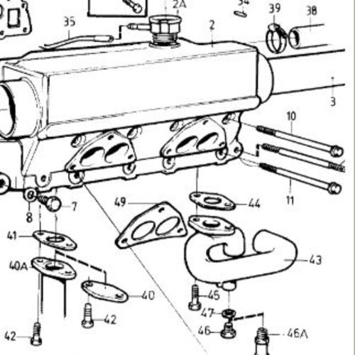 Volvo Penta Kühlwasserleitung MD22 - TMD22 Volvo Penta 859802