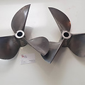 RS-14x25 Edelstahlpropeller 2 Stück 14 x 25 links und rechts