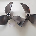 RS-14x25 Set of 2 stainless steel propellers  14 x 2 Left and right