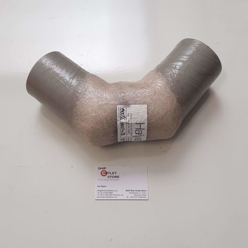 Halyard Exhaust elbow 90 ° GRP 80 mm Halyard