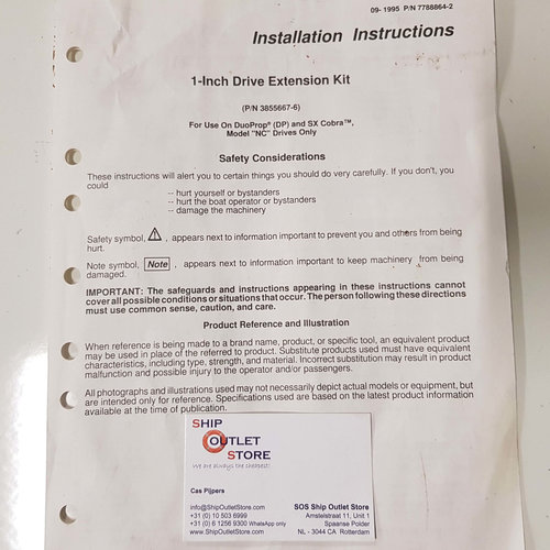 Volvo Penta Erweiterungssatz komplett Volvo Penta 3855667