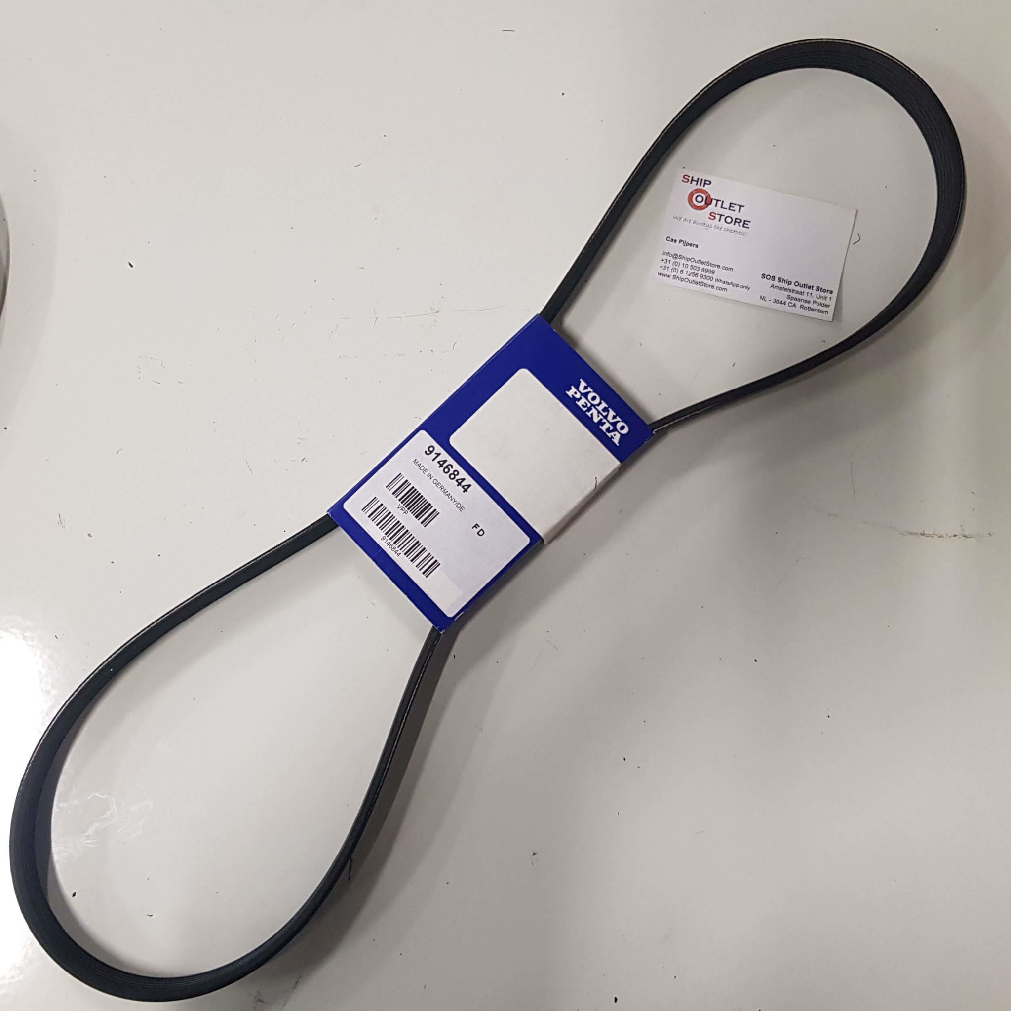 V-Belt For Volvo Penta & Mercruiser 3.0L, 2.5L Engines - Alternator/Water Pump/Power Steering Belt