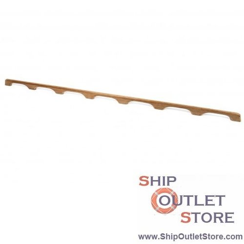 ARC Marine Teak handrail 185 cm with 7 handles ARC