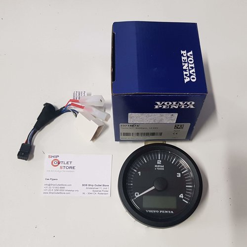 Volvo Penta Tachometer 3000 rpm Volvo Penta 873998 - 23715874