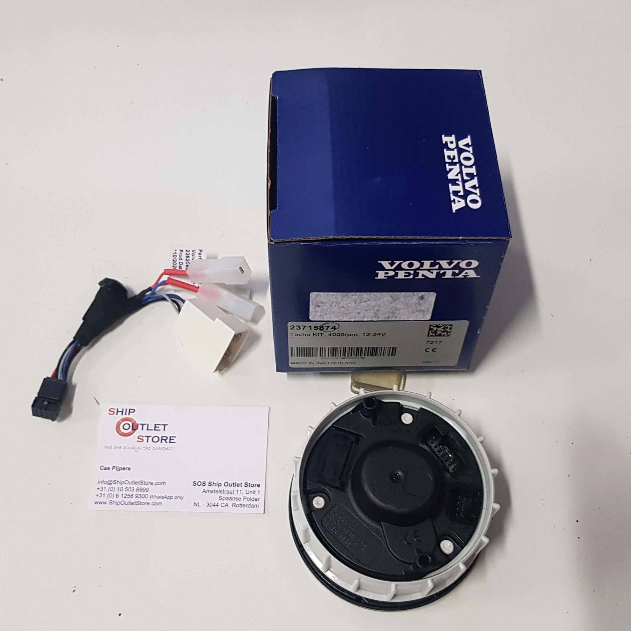 Tacómetro 3000rpm Volvo Penta 873998 - 23715874 Tacómetro 3000rpm Volvo Penta 873998 - 23715874