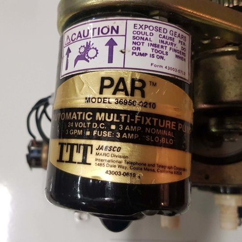 Water pump with pressure switch 24V Jabsco 369500210