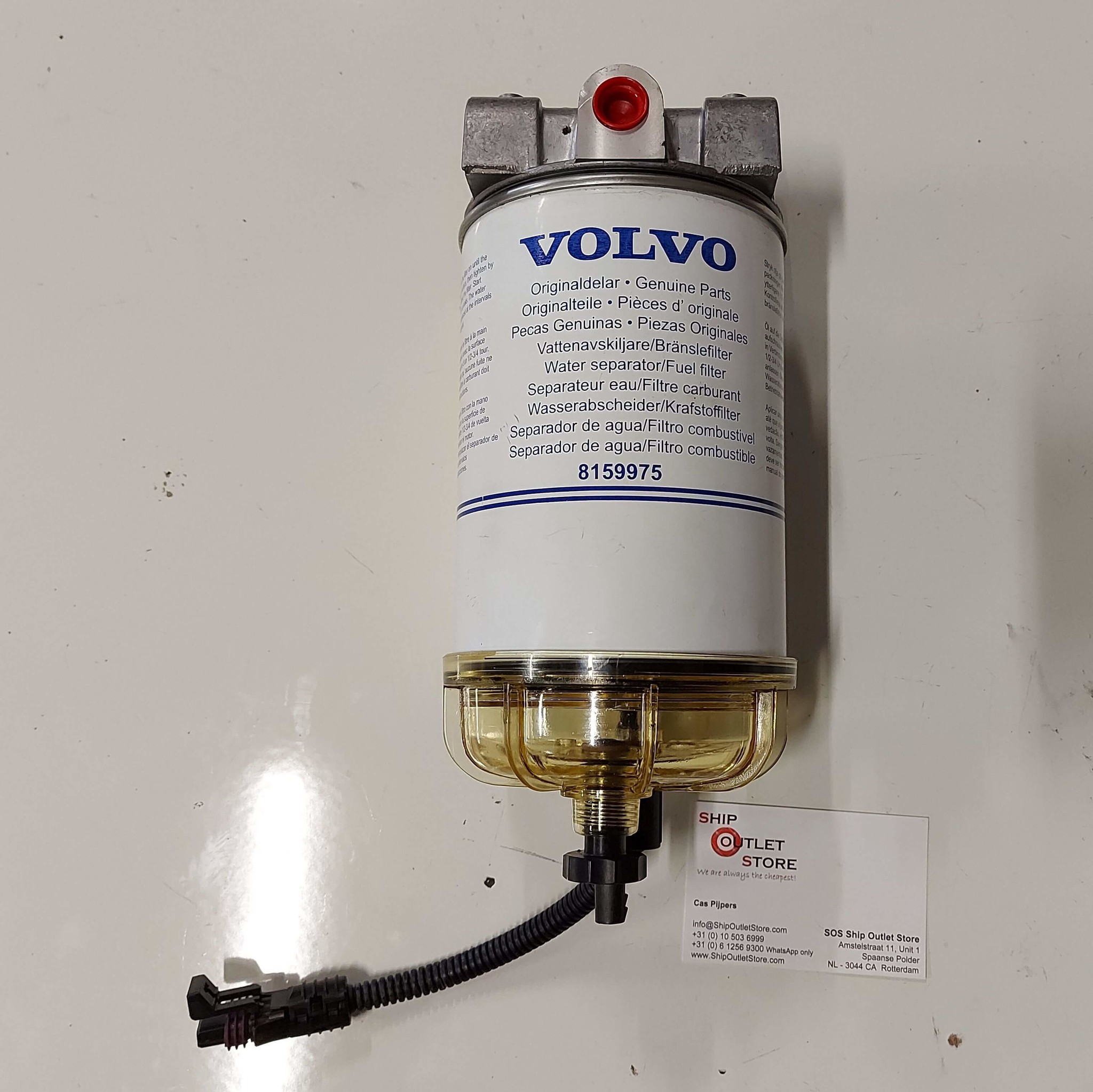 Kraftstofffilter mit Wasseralarm Volvo Penta 3830205