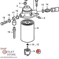 Volvo Penta Sensor de combustible Volvo Penta 3808616