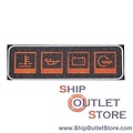 Volvo Penta Symbol strip for instrument panel Volvo Penta 858645