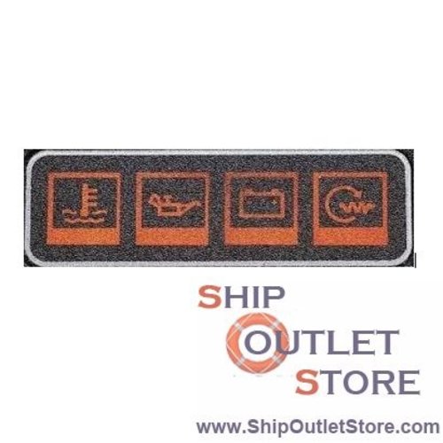 Volvo Penta Symbool strip voor instrumentenpaneel Volvo Penta 858645