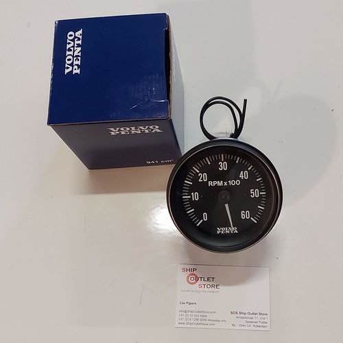 Volvo Penta Tachometer 6000 rpm Volvo Penta 872875