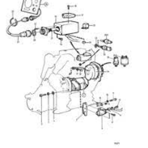 Volvo Penta Arnés de cables con caja de relés Volvo Penta 840694