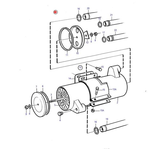 Volvo Penta Heat exchanger Volvo Penta 859360